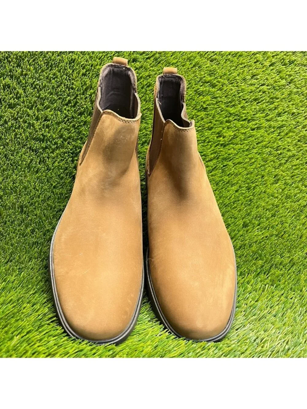 Cole Haan Grand Plus Mens Size 10.5 Brown Classic Outdoor Pull On Chelsea Boots